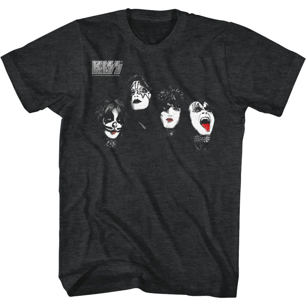 Four Heads Kiss Tshirt - Picture 1 of 4